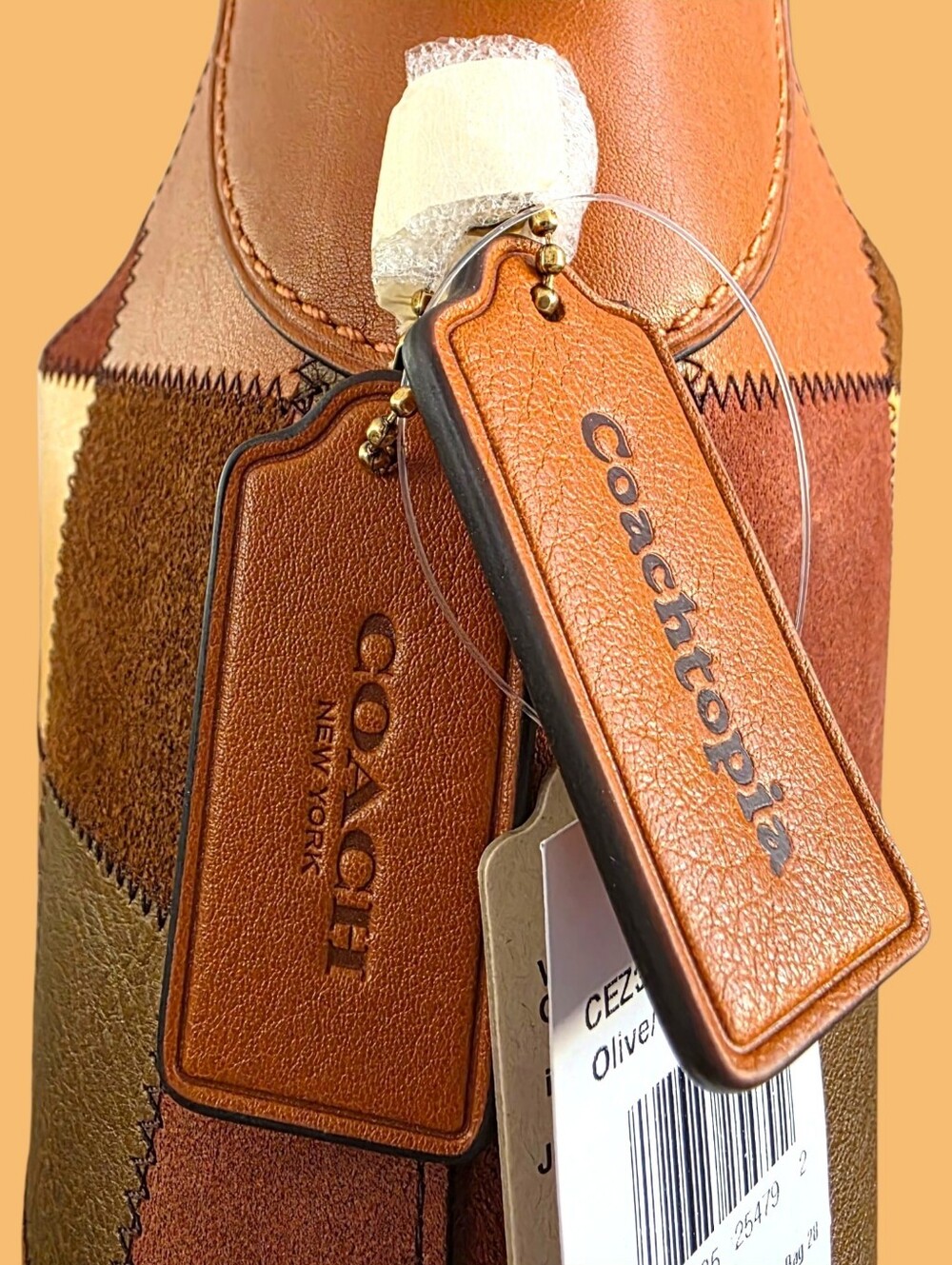 COACH Coachtopia Alter Ego Brooklyn 28 Shoulder Bag Patchwork NEW - Picture 6 of 16